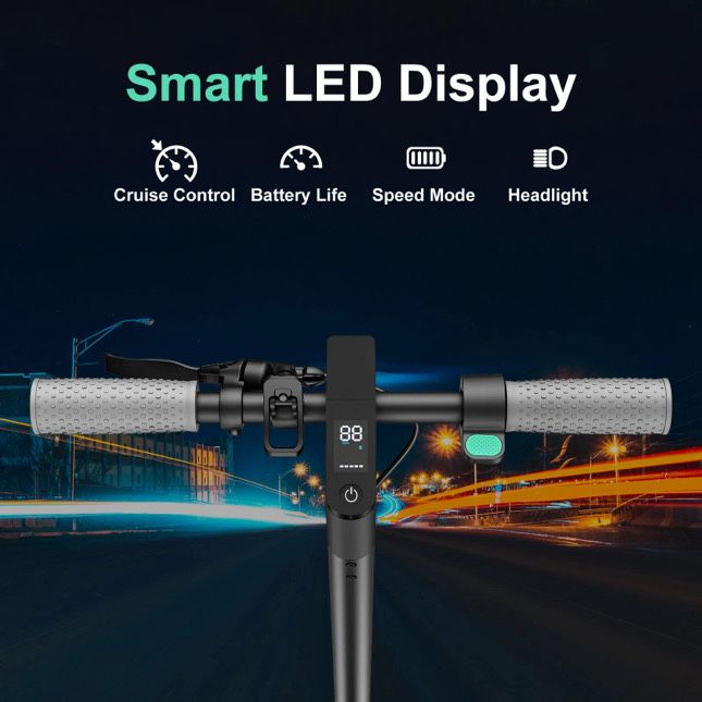 Нови Електрически Тротинетки OOK-TEK V8, 350W, 33км Пробег, 30км/ч