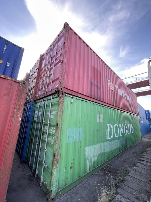 КОНТЕЙНЕРА 40 футовые МОРСКИЕ 2,9 высотой HQ - Прям Наличии КАРАГАНДЕ