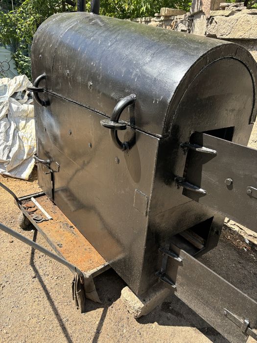 Печь  КВ -40, стояла на помещении 500 м2.