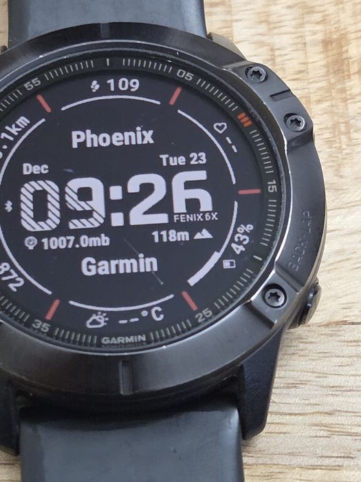 Garmin Fenix 6X Pro, 51 mm, bratara metal, stare foarte buna