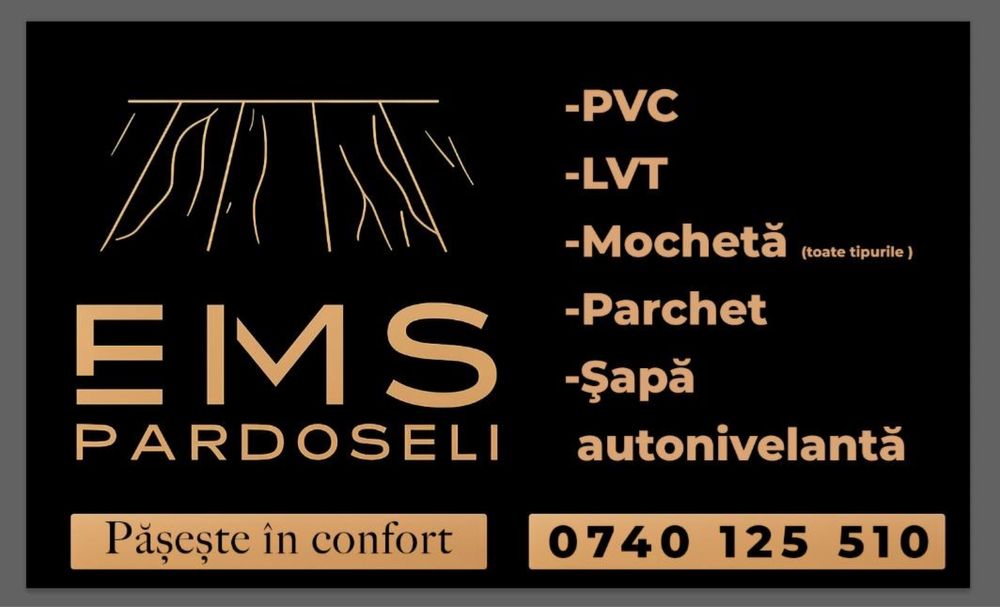 Montaj vinyl pvc , mocheta  , LVT, sape autonivelante