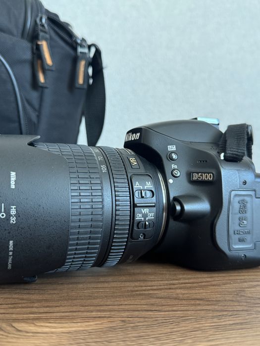 Nikon D5100 + Nikon 18–105 мм VR