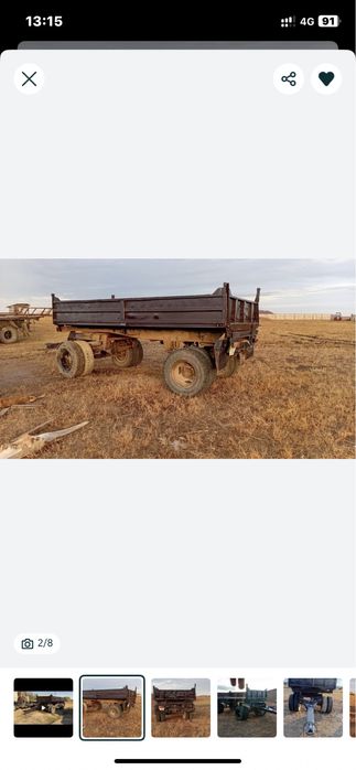 Алматинка прицеп Самосвал Обмен или продам