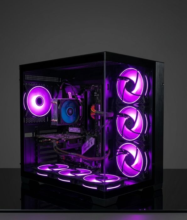 PC Gaming RGB Panoramic – Perfect pentru Gaming & Streaming