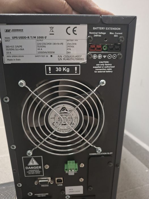 Ups Industrial Schrack 10KvA+Batery Box  Perfect functional