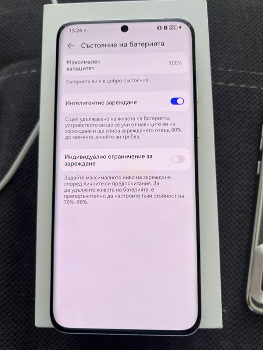 Huawei P60 Pro / батерия 100%