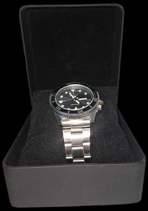 Seiko 5 bărbați negru