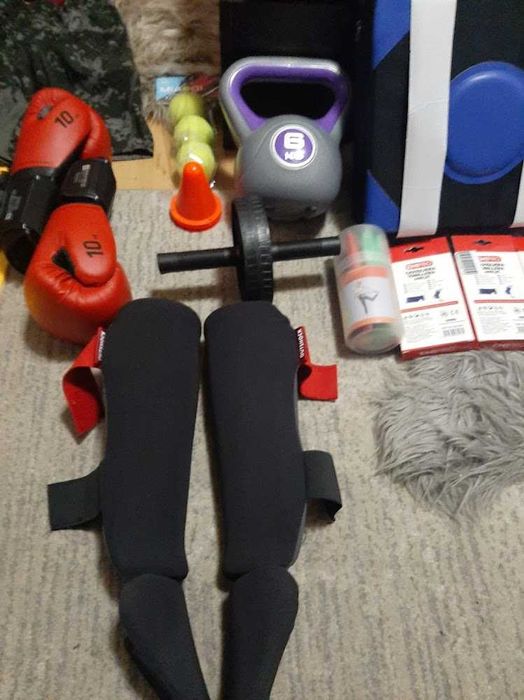 Пълен комплект за тренирофки и професионален бокс ТИБИЯ И СТЪПАЛО ЗА МУАЙ-ТАЙ, КИКБОКС И MMA