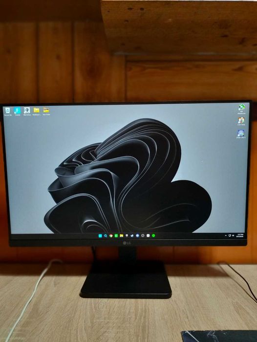 Monitor LED IPS LG 23.8" Full HD (1920x1080), 100Hz, negru