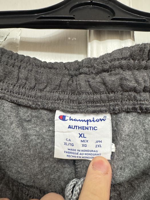 Pantaloni de trening, Champion, marimea XL, gri.