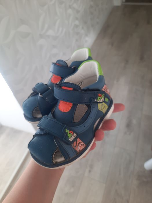 Сандали детские синии  21 размер