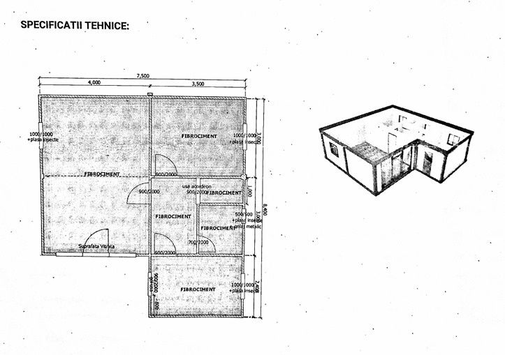 Vand teren plus casa in constructie Satnoieni Calarasi
