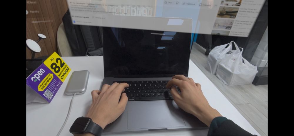 Macbook pro m1 pro 16/512 120 fps 86% full kompket