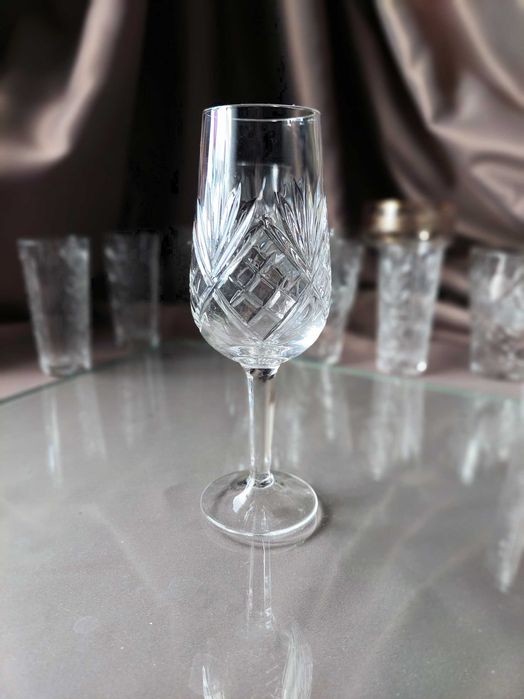 Хрустальные фужеры 6шт