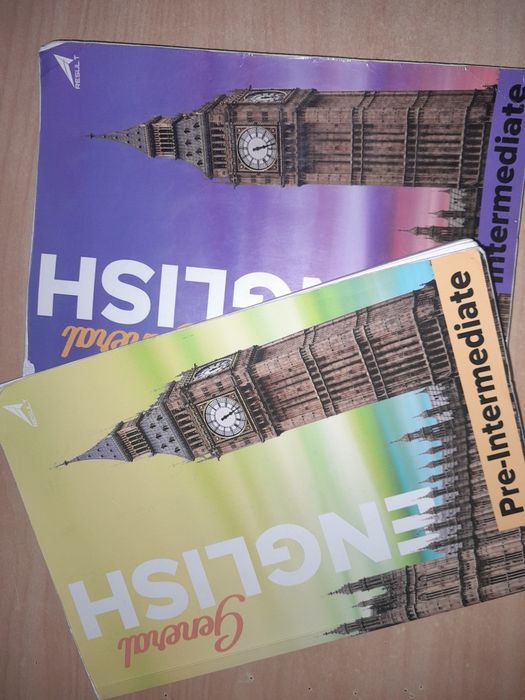 General English books. Pre-intermediate va intermediate kitoblari