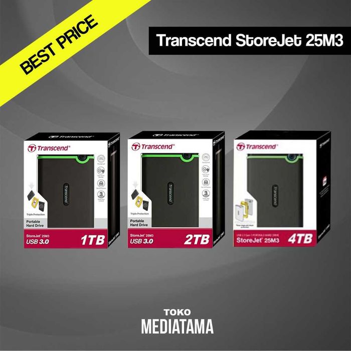 Transcend StoreJet 25M3 — 4TB