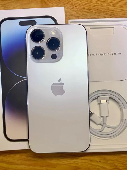 iphone 14 pro silver 128 gb
