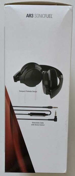 Caști On-Ear ATH-AR3IS cu Microfon, negru