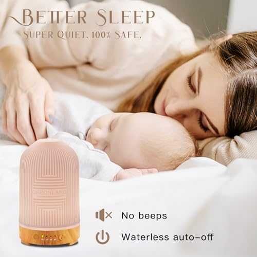 Нов Керамичен арома дифузер 200 мл LED, ултразвуков овлажнител за стая