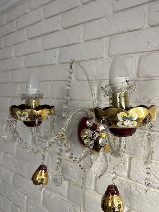 Продам хрустальный бра Чехия