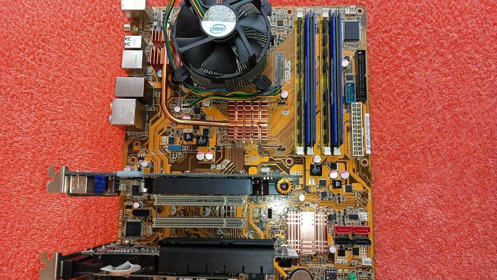 Дънна платка ASUS + CPU + RAM + GPU