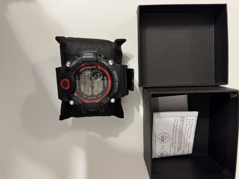 Ceas bărbați waterproof cu led