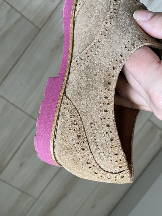 Pantofi office, Il Passo, piele intoarsa, marimea 39, impecabili