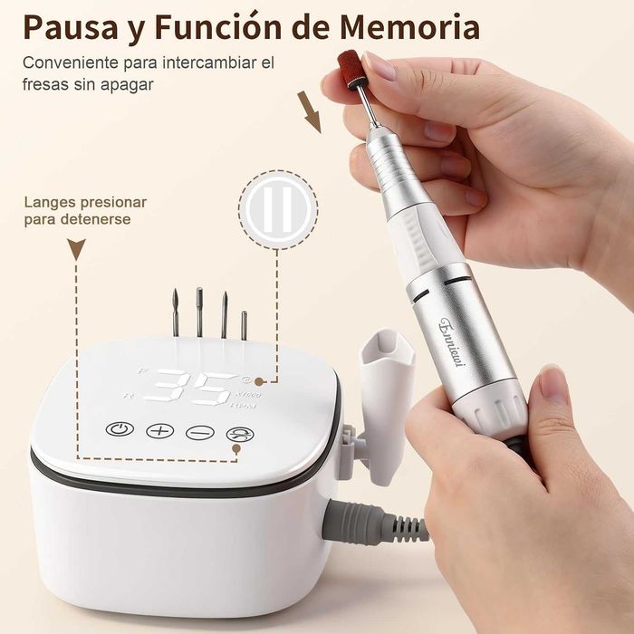 Kit profesional de freză pentru unghii Einniewi 35.000 RPM
