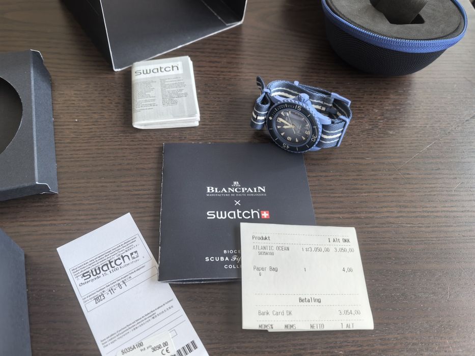Atlantic Ocean Blancpain X Swatch Scuba 50 Fanthoms
