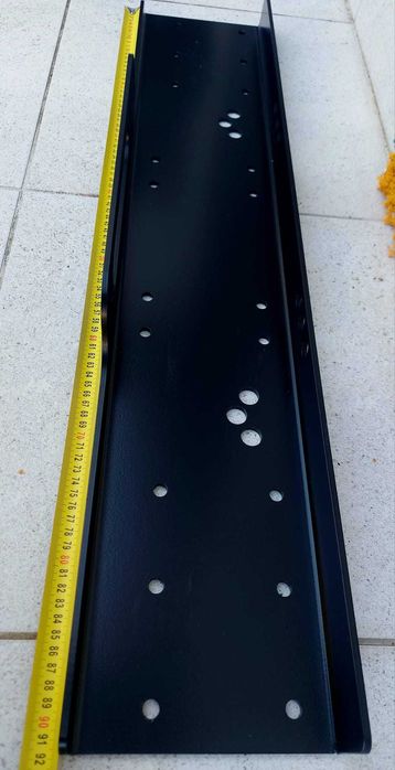 Placa montaj troliu universala 8500-16800 lbs - 92 cm x 18 cm x 4 mm