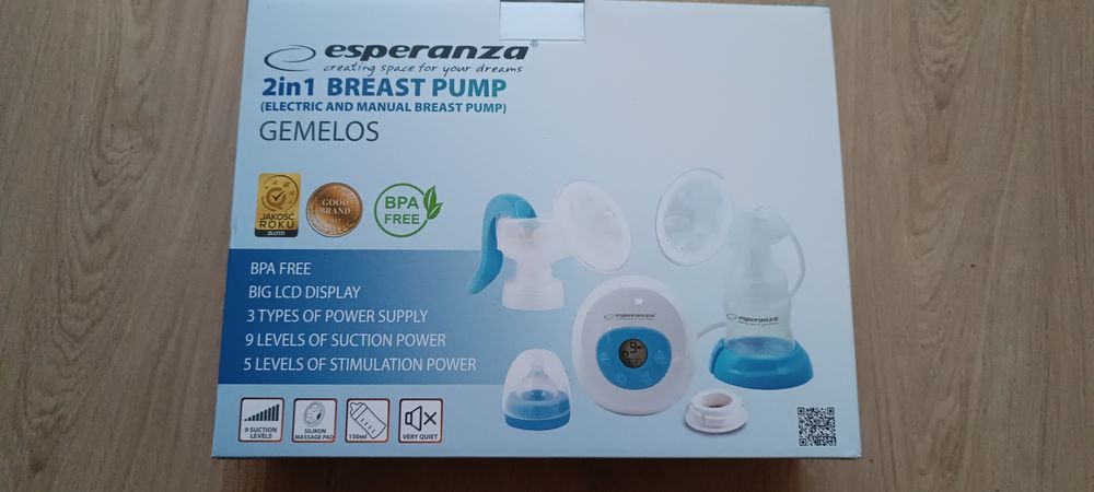 Buna vand pompa de san esperanza folosit doar in spital Sistem 2IN1