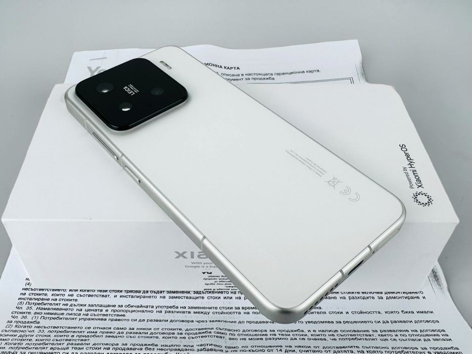 НОВ! Xiaomi 15 5G 256GB 12RAM White 100% Батерия! 3г. Гаранция!