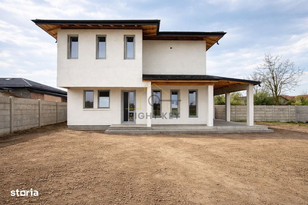 Casa Dragomiresti-Vale, P+1+Pod cu placa, STB, 4 Cam, Comision 0%!