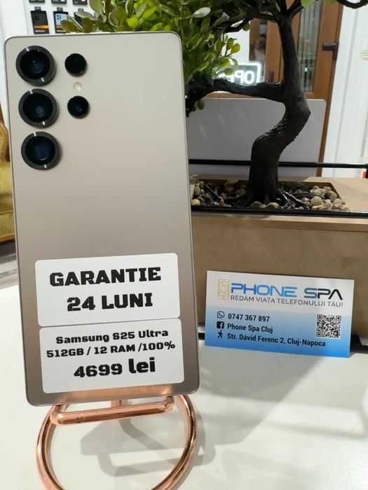 Samsung S25 Ultra 512GB/12RAM - Din magazin,cu garantie! Folie Gratis
