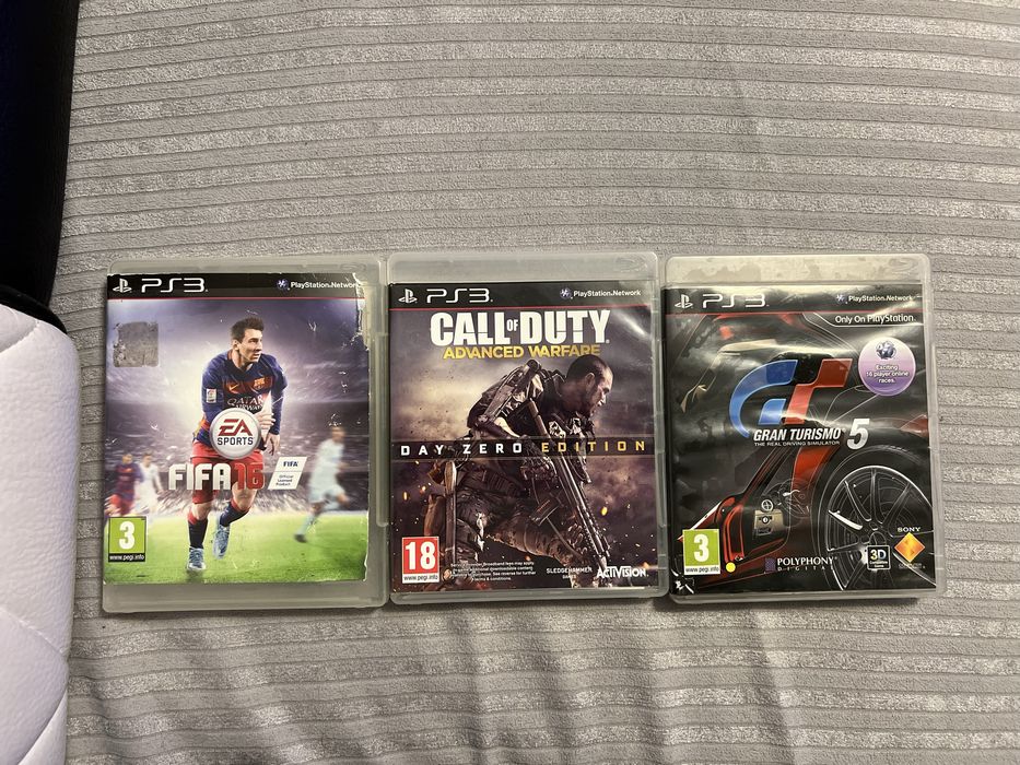 Grant Turismo 5 Fifa-16 Call of Duty