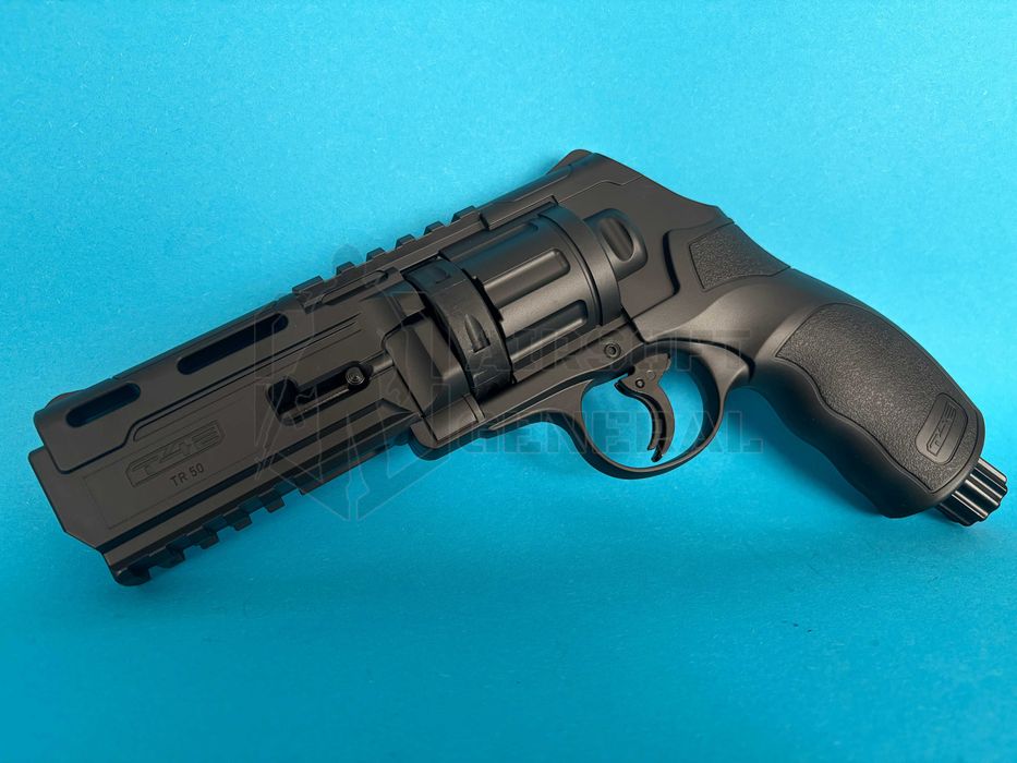 Pistol paintball puternic 11j set cu bile cauciuc, cutie transport si capsule co2 cadou Airsoftgeneral NOU