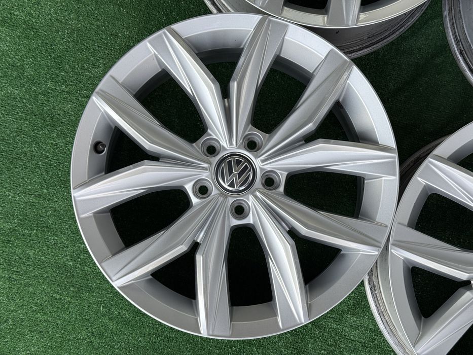 4бр. КАТО НОВИ 18” ОРИГИНАЛНИ Джанти 5х112 “KINGSTON” за -VW/AUDI/SEAT/SKODA- 7.0Jx18H2, ET43