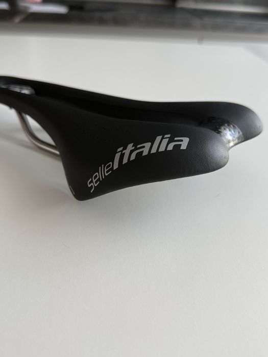 Șa cursieră Selle Italia SLR TI 316 Superflow - Carbon/Titan