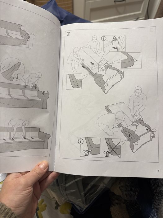 Калъф за триместен диван с