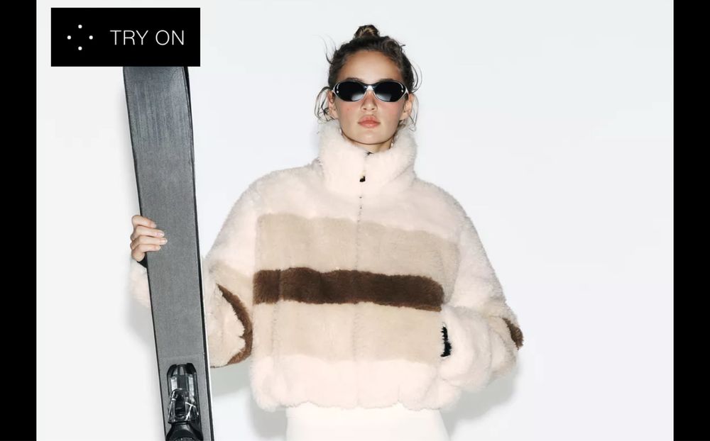 Яке за ски, от Зара, почти не е носено, размер S.