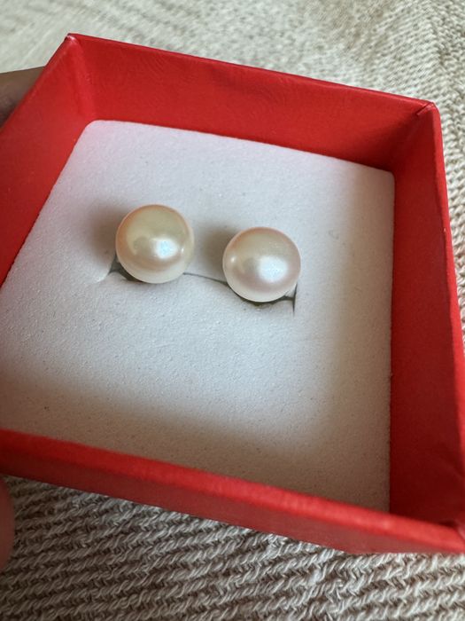 Серьги из Натурального Жемчуга