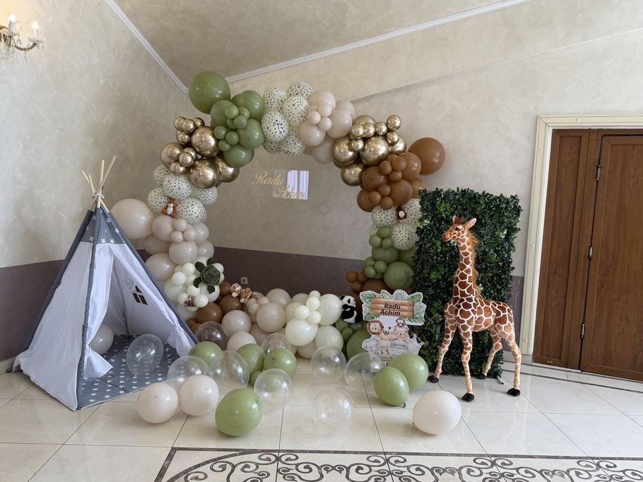 Aranjament decor baloane  botez nunta majorat