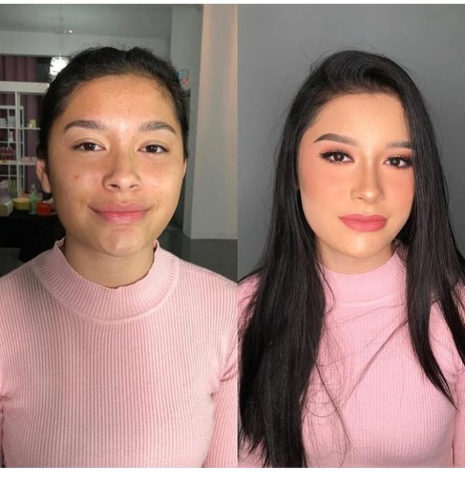 Макияж + укладка =7000тг