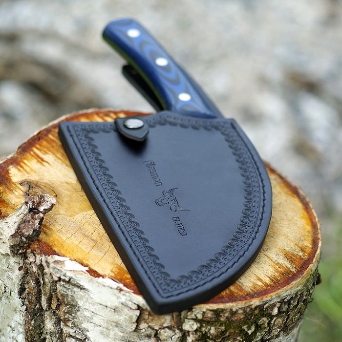 Сербский нож!!!В кожаной кобуре весом 500гр