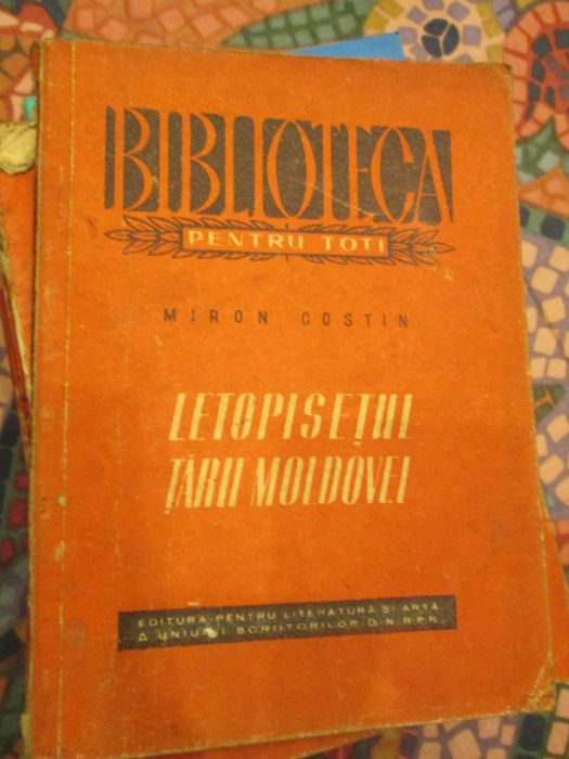 1950 volum Letopisetul Tarii Moldovei