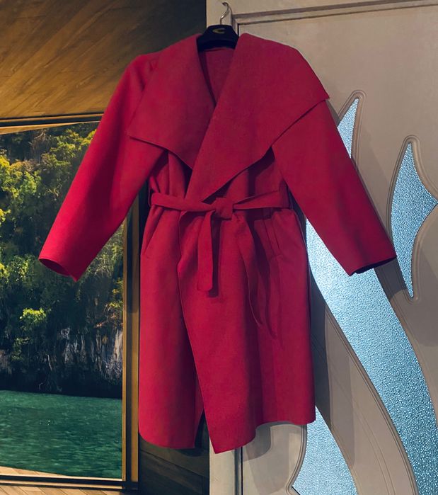 Дамско палто в розово