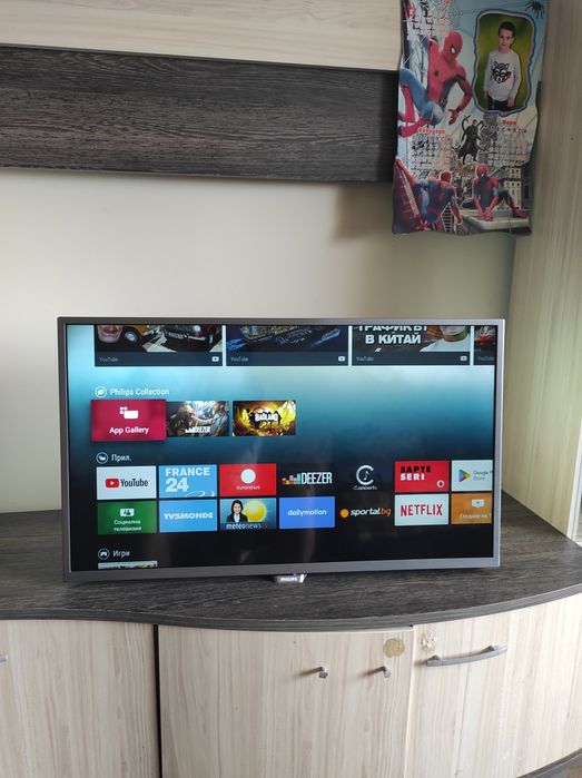 Смарт Телевизор PHILIPS 32 инча Android Ambilight