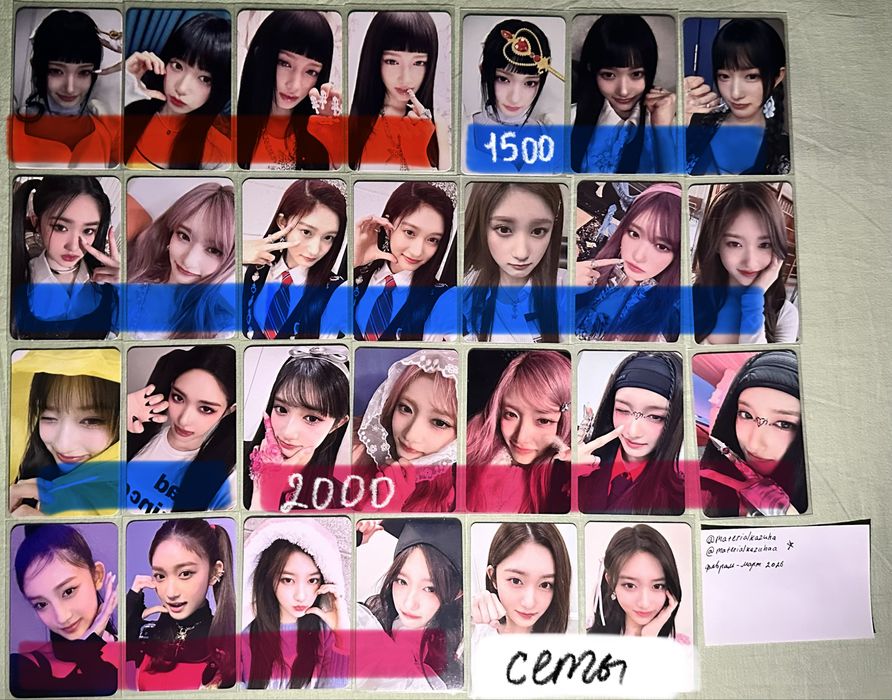 Официальные карты Лисо из IVE