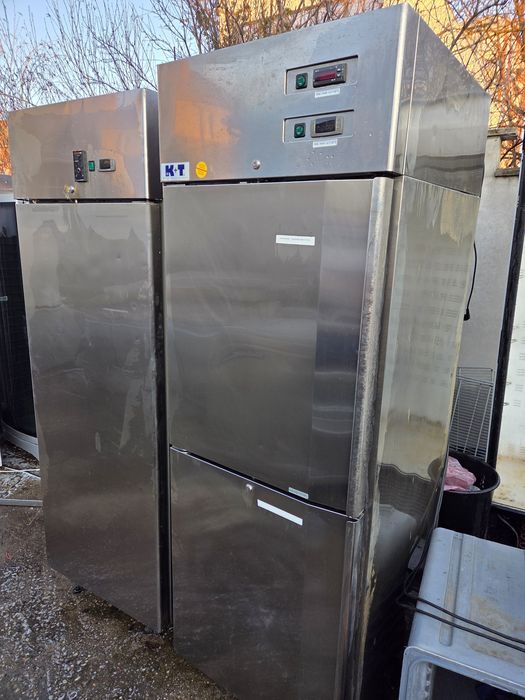 Masa rece frigorifica, 3 usi, blat inox