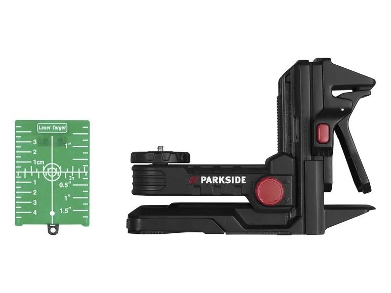 Нов Акумулаторен Лазер Parkside с кръстосани линии Германия